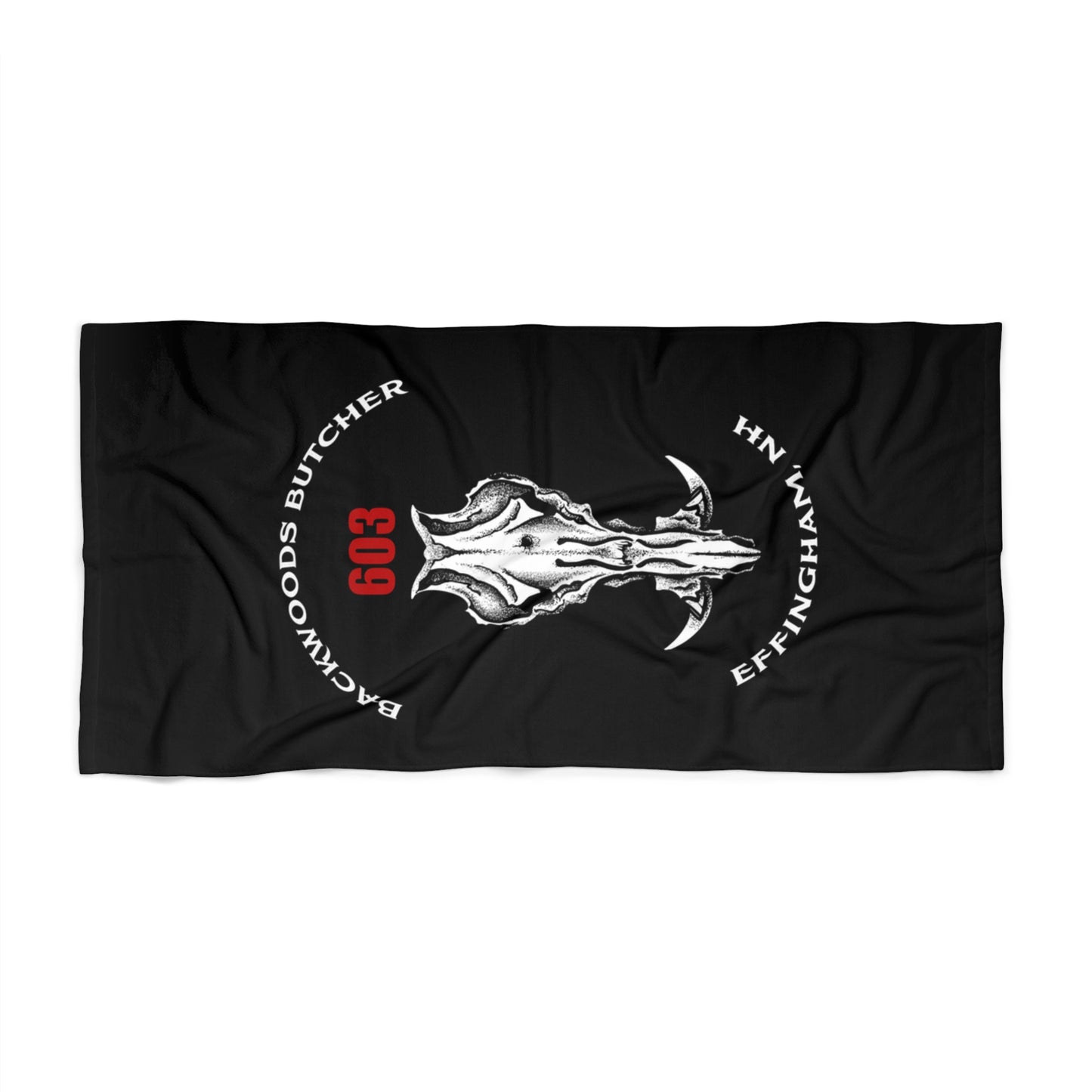 Beach Towel with Skull Design, Perfect for Summer, Pool Party, Beach Day, Gifts for Him, Outdoor Adventures